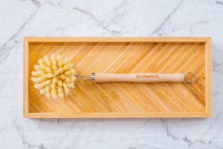 EcoShack Plastic-Free Dish Brush with Replaceable Head - EcoShackNZ