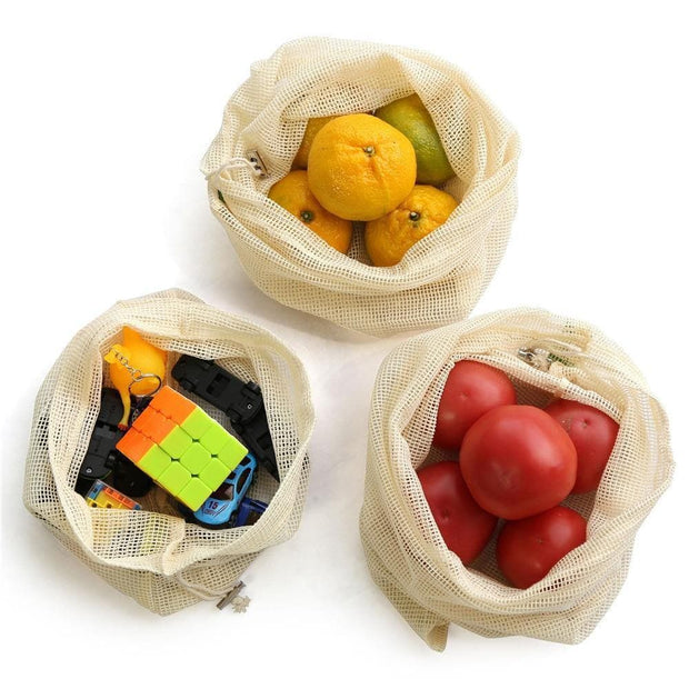 EcoShack Organic Cotton Mesh Produce Bag - EcoShackNZ